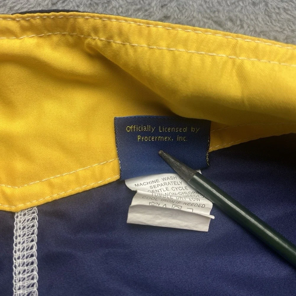 Corona Extra Beer Board Short Mens 36 Blue Yellow Swim Trunks Bathing Suit